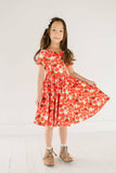 Elizabeth Twirl Dress in Apple