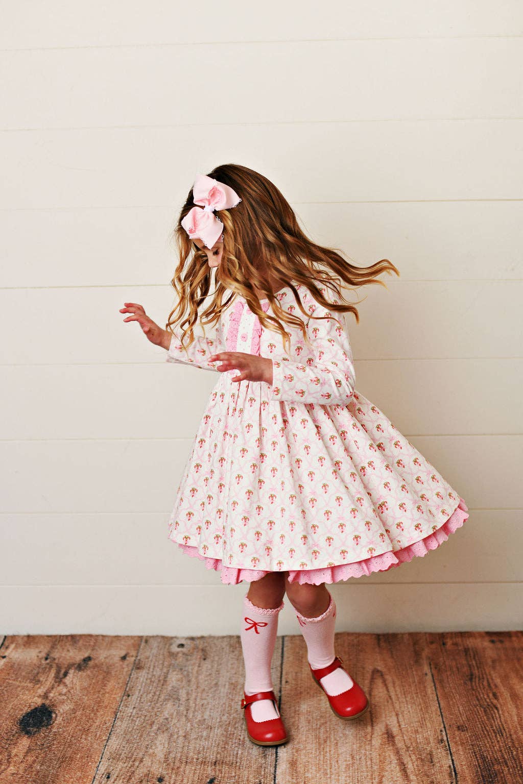 Pastel Candy Cane Christmas Holiday Twirl Dress shopdelightfulfind Pastel Candy Cane Christmas Holiday Twirl Dress shopdelightfulfind