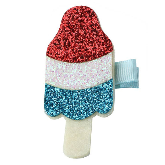 Glitter Bomb Pop Popsicle Hair Clip