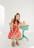 Elizabeth Twirl Dress in Apple