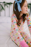 Ollie Jay Bamboo Pajamas in Holiday Bows