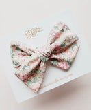 Large Pinwheel Vintage Bow (Floral)