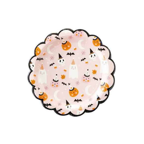 Party Guys Pink Halloween Paper Plates 9