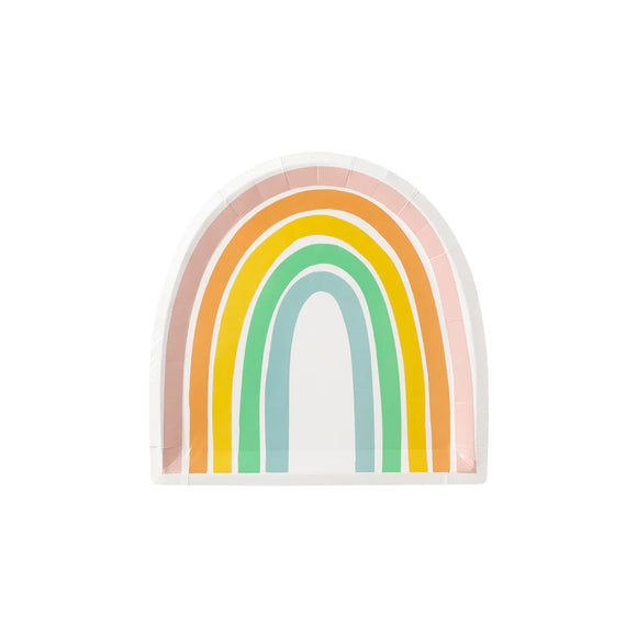 Rainbow Shaped Paper Plate