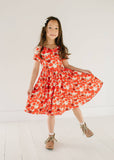 Elizabeth Twirl Dress in Apple