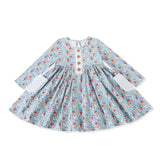 Girls Autumn Bloom Petal Pocket Dress