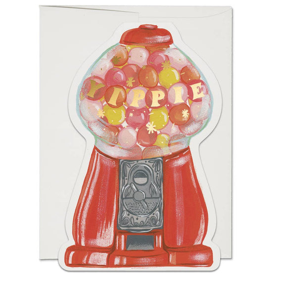 Yippie Gumballs Greeting Card