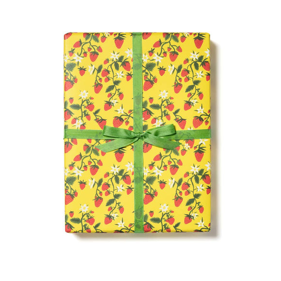 Strawberry Patch Gift Wrap Rolls