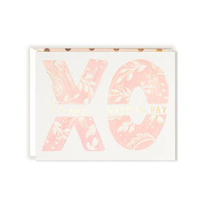 XO Happy Wedding Greeting Card