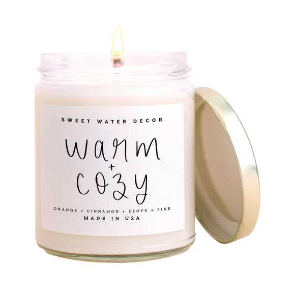 Warm and Cozy Soy Candle - 9 oz