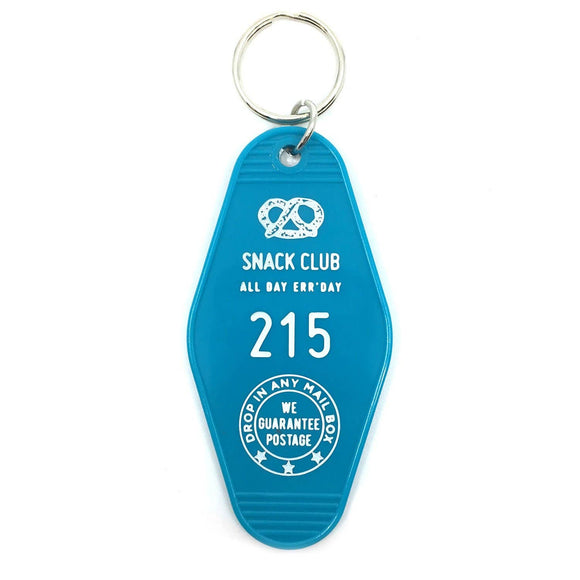 Key Tag - Snack Club (Blue)