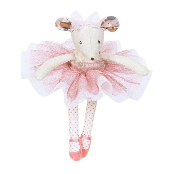 Ballerina Mouse with Pink Glitter Tutu - Doll