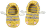 Honey Bee Crochet Baby Booties