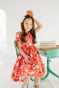 Elizabeth Twirl Dress in Apple