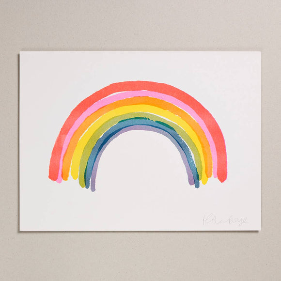 Risograph Art Print - Rainbow