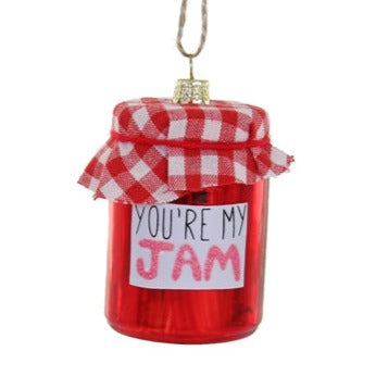 You're My Jam Glass Ornament