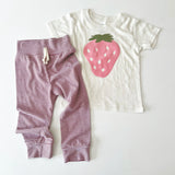 Organic Tee: Strawberry (Made in the US)