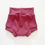 Organic French Terry Shorties: Rose Brown (Made in the US)