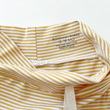 Bamboo Track Shorts: Golden Stripe (Made in the US)