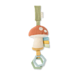 Bitzy Bespoke Ritzy Jingle™ Mushroom Attachable Travel Toy