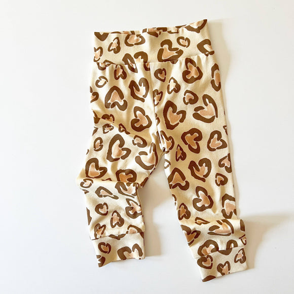 Organic Joggers: Leopard Love (Made in the US)