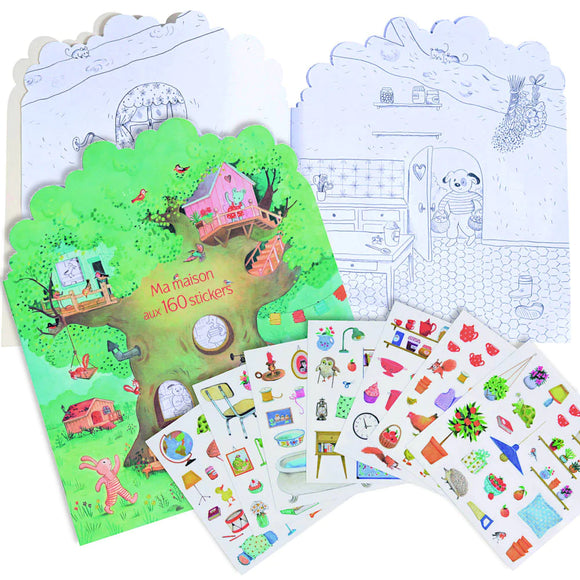 The Big Family Coloring Book & Stickers