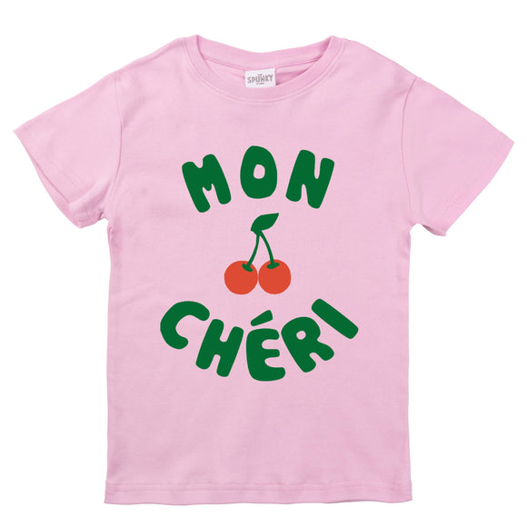 Mon Cheri French Cherry Organic Graphic Tee