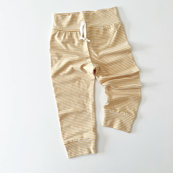 Bamboo Joggers: Golden Stripe (Made in the US)