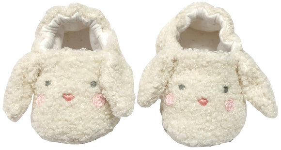 Boucle Bunny Baby Booties