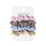 Luna Leopard Scrunchie Set