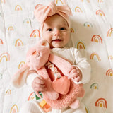 Itzy Lovey™ Bunny Plush with Silicone Teether Toy