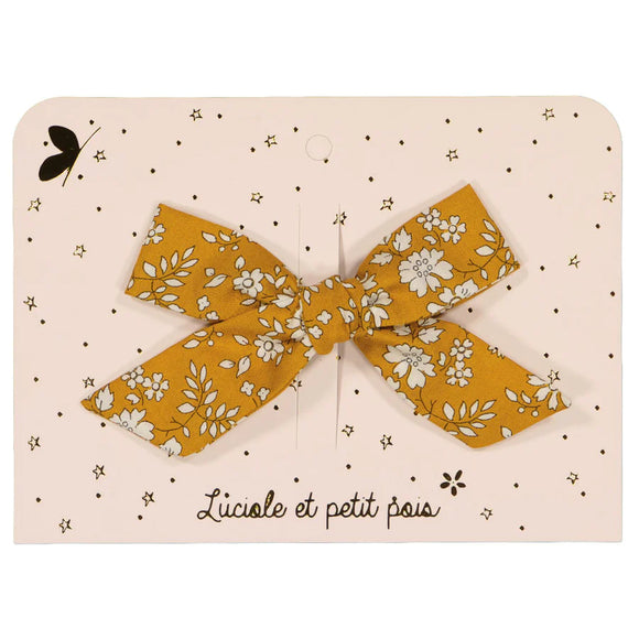 Liberty of London Hair Bow (Mustard Betsy)