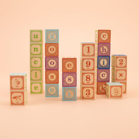 Uncle Goose Classic Lowercase ABC Blocks